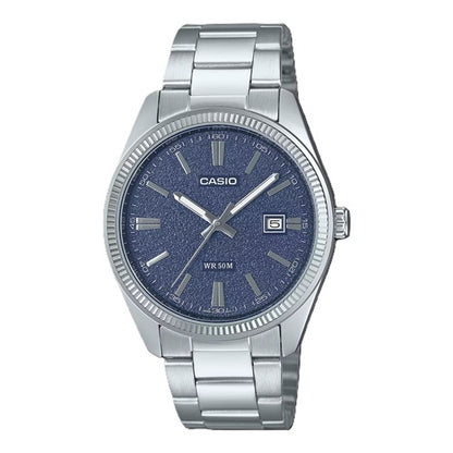 CASIO COLLECTION Mod. DATE - BLUE, MATTE DIAL Gent,READY STOCKED WATCHES,Wristwatch