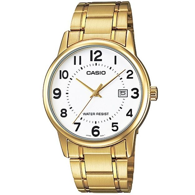 CASIO COLLECTION Mod. DATE GOLD - WHITE Category - Watches,Gent Ready stocked Watches,Men,READY STOCKED WATCHES,Wristwatch
