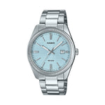 CASIO COLLECTION Mod. DATE - GOLF BALL DIAL - LIGHT BLUE WATCHES