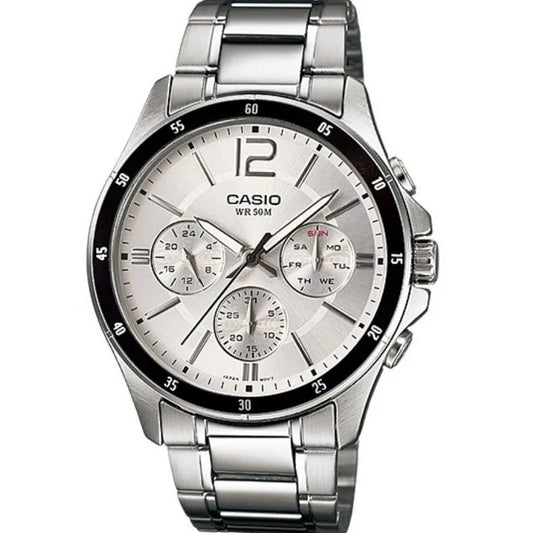 CASIO COLLECTION Mod. MULTIFUNCTION CALENDAR - SILVER Category - Watches,Gent Ready stocked Watches,Men,READY STOCKED WATCHES,Watches - Accessories,Wristwatch