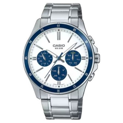 CASIO COLLECTION Mod. MULTIFUNCTION CALENDAR - WHITE & BLUE PANDA