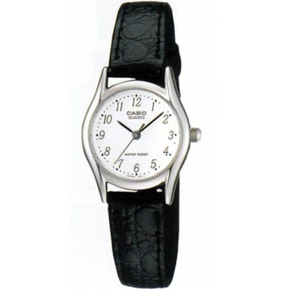 CASIO COLLECTION Mod. ONLY TIME, LEATHER - WHITE