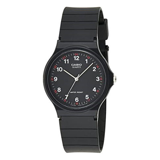 CASIO COLLECTION unisex wristwatch, 35mm resin case, quartz movement, water-resistant 3 ATM, official packaging