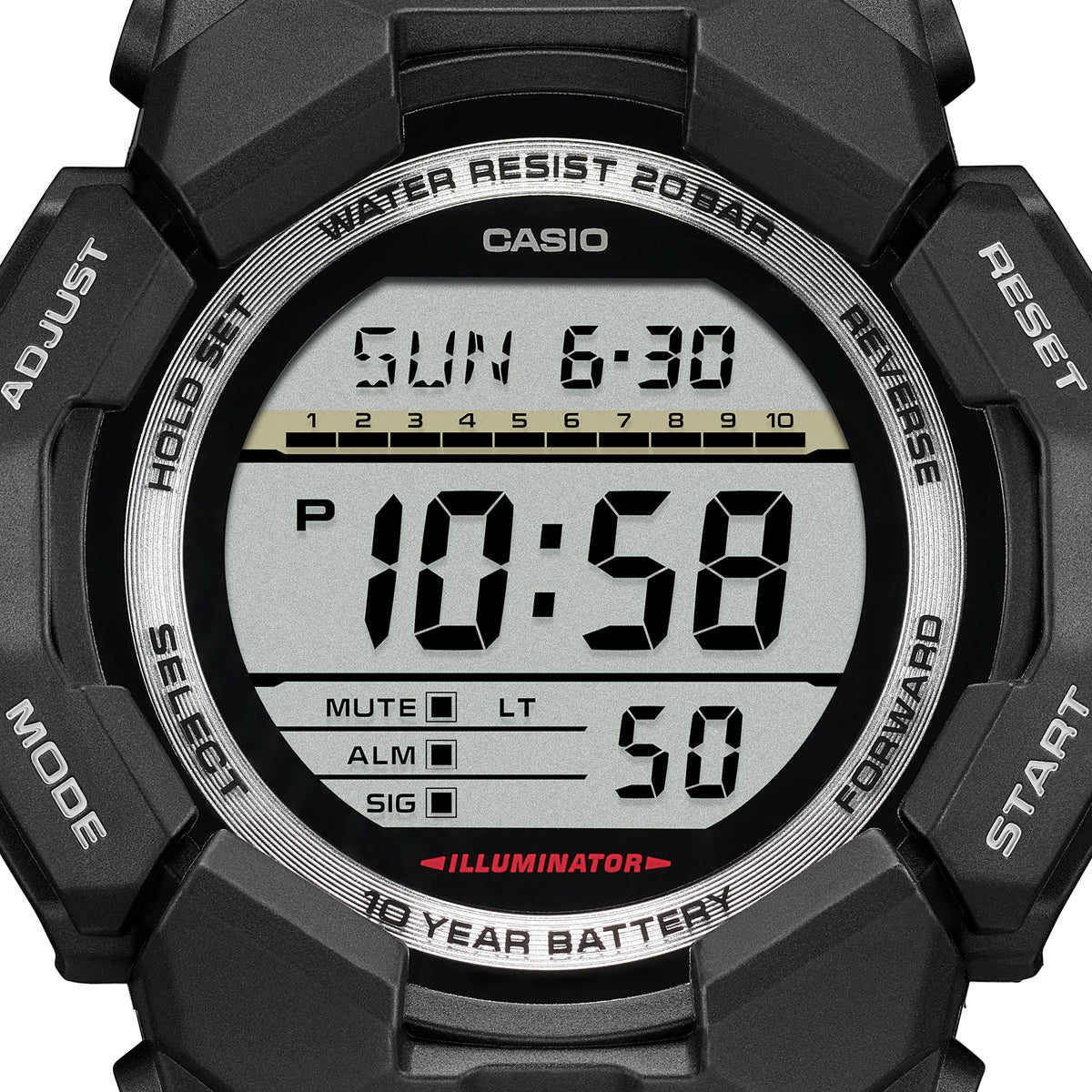 CASIO G-SCHOCK Mod. GRAND DIGIT - BLACK WATCHES
