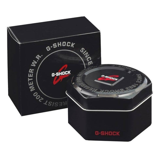 Official box of CASIO G-SHOCK Mod. G-SQUAD Bluetooth® - BLUE wristwatch with water resistance up to 20 ATM.