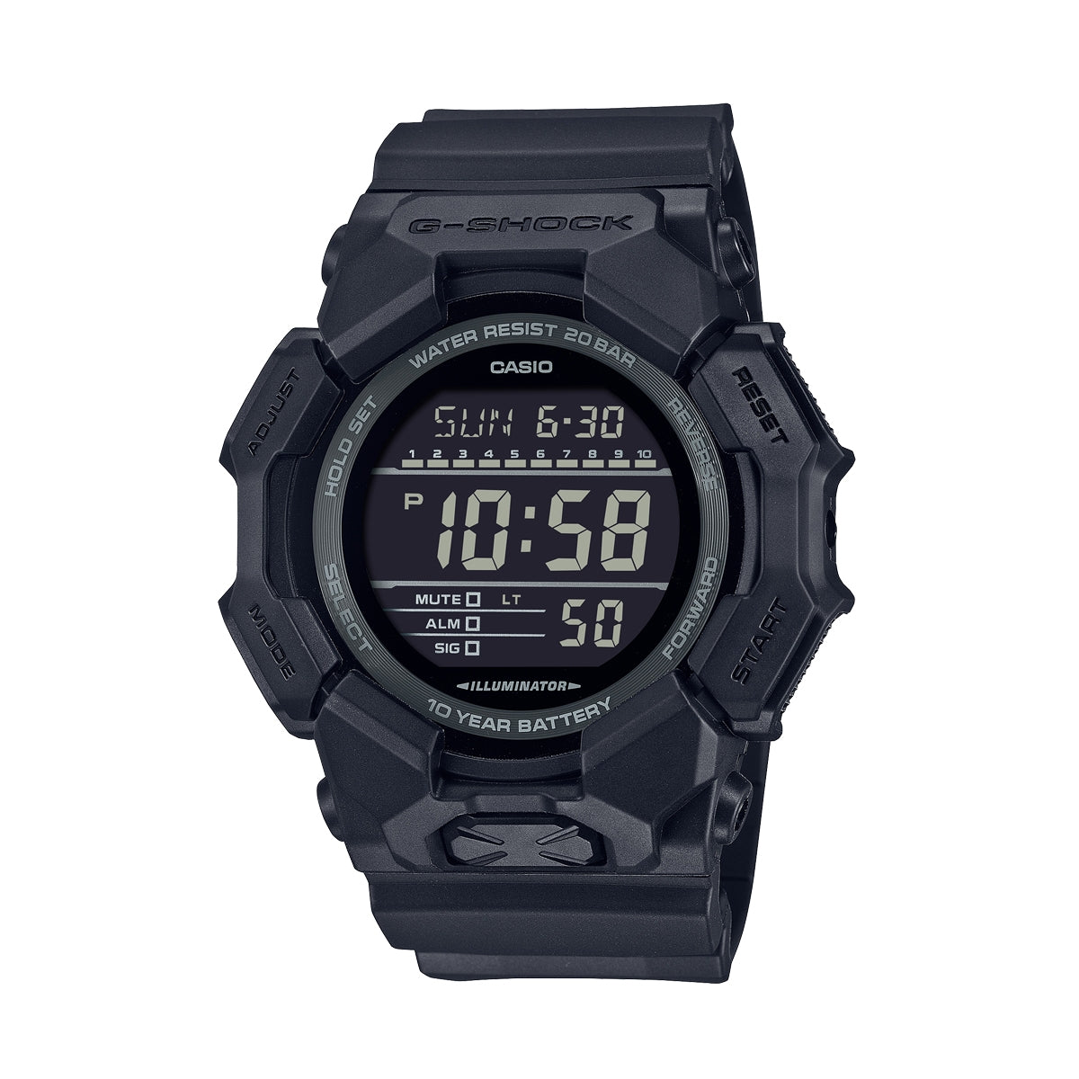 CASIO G-SHOCK Mod. GRAND DIGIT - BLACK Gent,READY STOCKED WATCHES,Wristwatch