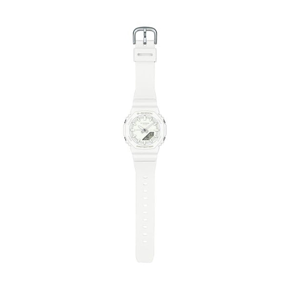CASIO G-SHOCK Mod. OAK COMPACT - TONE ON TONE SERIE WHITE wristwatch, 20 ATM water resistant, 40 mm resin case and strap, quartz movement.