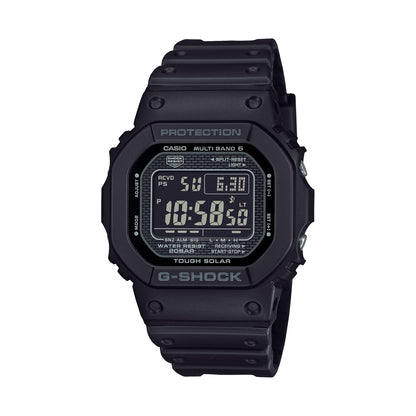 CASIO G-SHOCK Mod. THE NEW ORIGIN Multiband 6 - TOUGH SOLAR - FULL BLACK wristwatch with resin strap and multifunction display