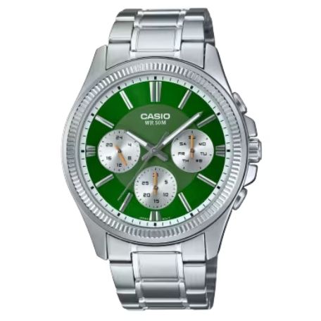 CASIO Mod. DAY DATE MULTIFUNCTION - GREEN Category - Watches,Men,READY STOCKED WATCHES,Wristwatch