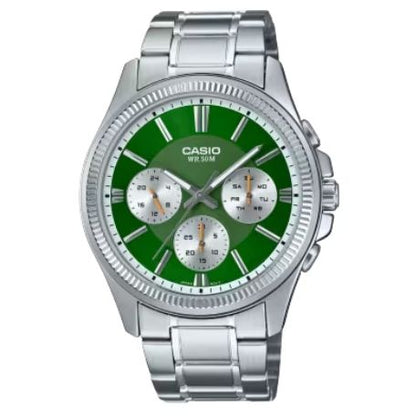 CASIO Mod. DAY DATE MULTIFUNCTION - GREEN Category - Watches,Men,READY STOCKED WATCHES,Wristwatch