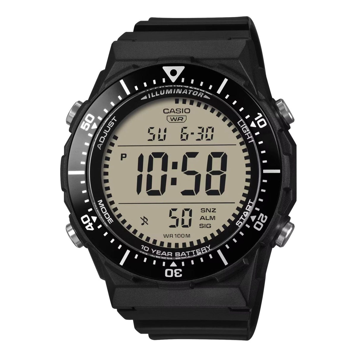 CASIO SPORT Mod. DIVER - New Case LCD - BLACK