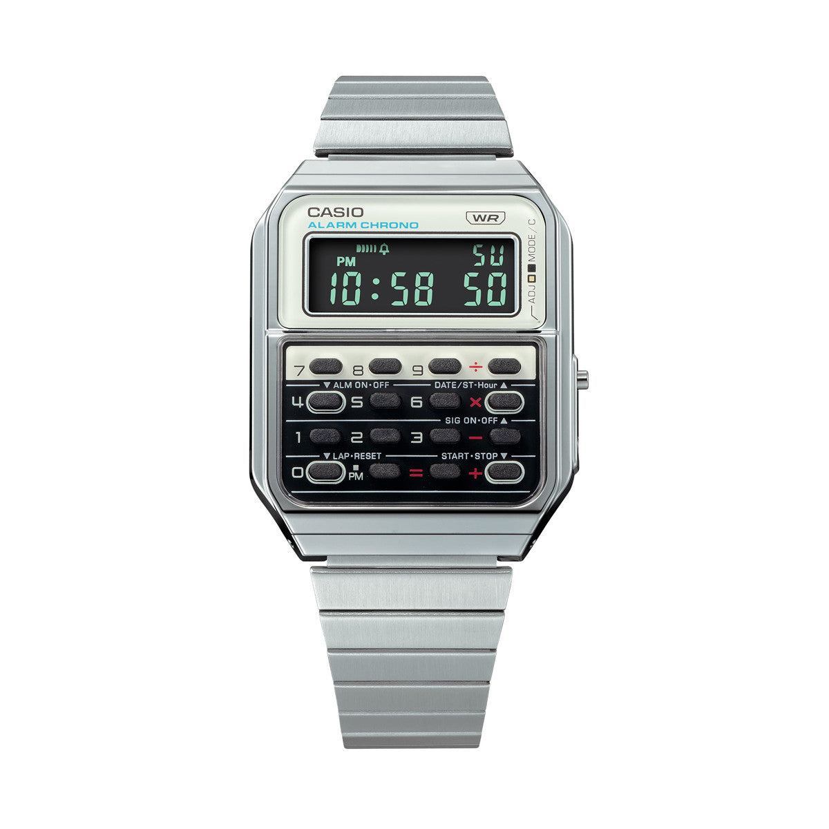 CASIO VINTAGE Mod. CALCULATOR EDGY COLLECTION - WHITE ***SPECIAL PRICE*** WATCHES
