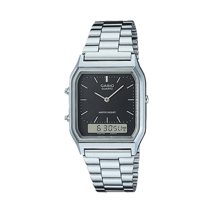 CASIO VINTAGE Mod. EDGY COLLECTION SUNRAY DIAL - BLACK Category-Watches,Gender-Men,Gender-Women,Gent Ready stocked Watches,Lady Ready Stocked Watches,Men,READY STOCKED WATCHES,Subcategory-WatchesUnisex,Unisex,Unisex Watches - Watches,Women,Wristwatch