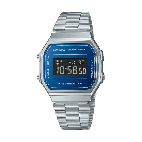 CASIO VINTAGE Mod. ICONIC - BLUE Category-Watches,Gender-Men,Gender-Women,Gent Ready stocked Watches,Lady Ready Stocked Watches,Men,READY STOCKED WATCHES,Subcategory-WatchesUnisex,Unisex,Unisex Watches - Watches,Women,Wristwatch