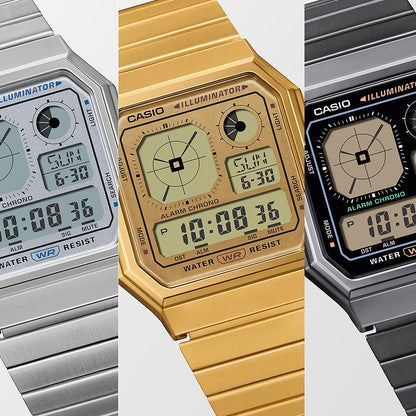 CASIO VINTAGE Mod. RETRO FUTURE EDGY COLLECTION - FULL GOLD WATCHES