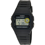 CASIO VINTAGE Mod. YOUTH - BLACK wristwatch, unisex, 3 ATM water resistance, 32 mm resin case and strap, quartz movement, multifunction.