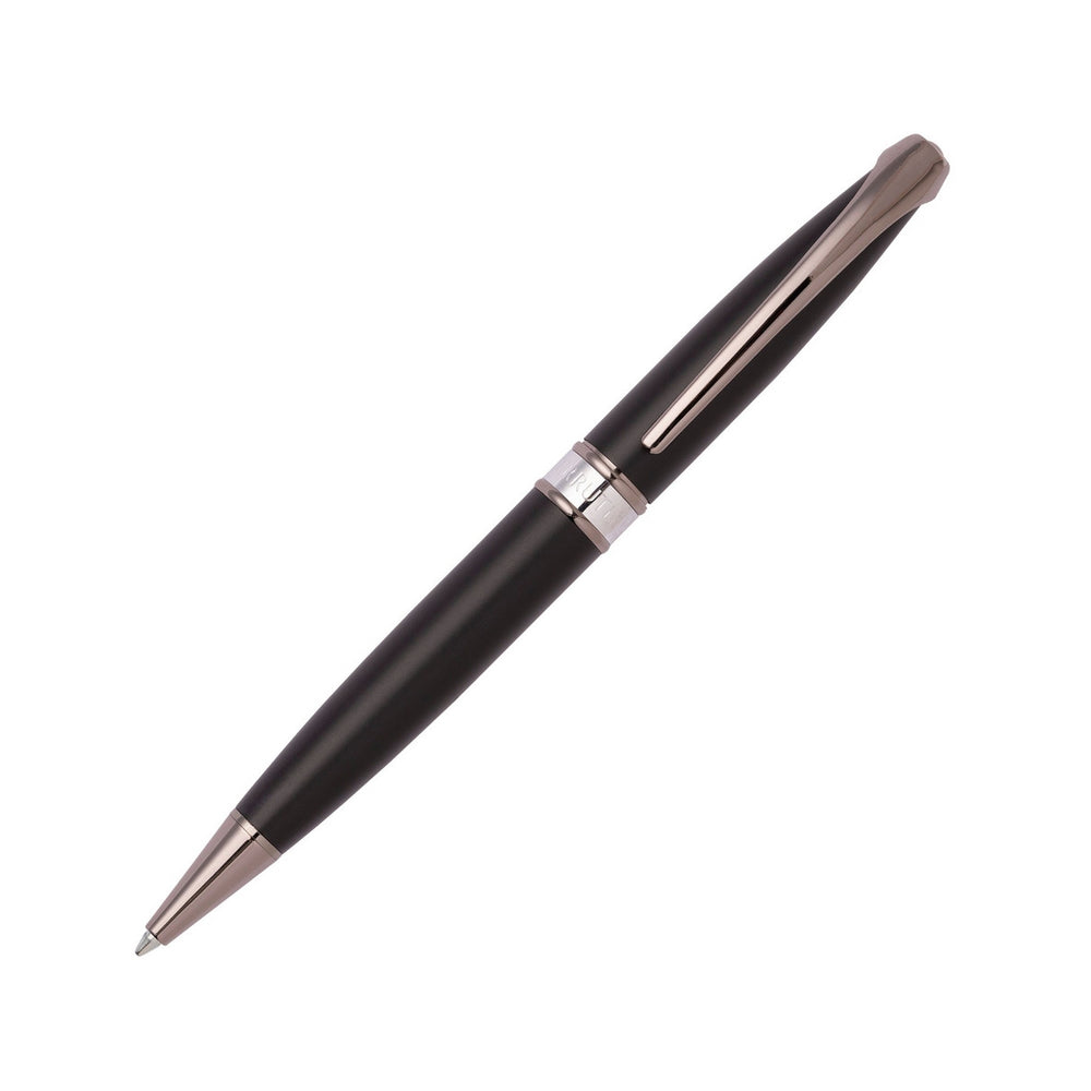 CERRUTI WRITING FASHION ACCESSORIES Mod. NSC2454A luxury pen with sleek black and silver design.