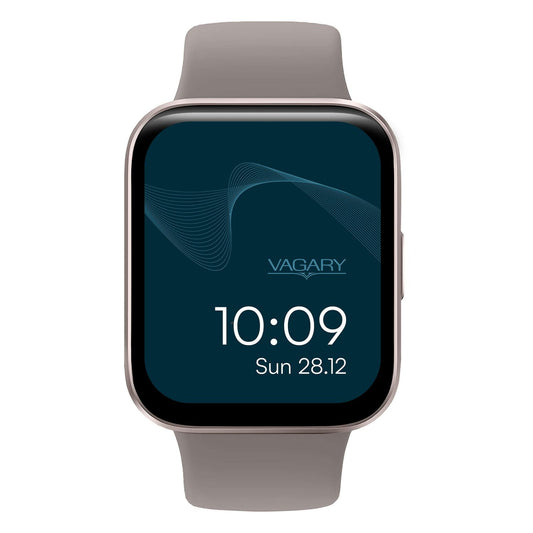 CITIZEN VAGARY MOD. X03A-003VY smart watch with digital display and grey strap, showing time 10:09 on screen.