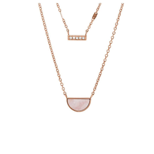 COLLANA FOSSIL MOD. JF03135791 DESIGNER FASHION JEWELLERY