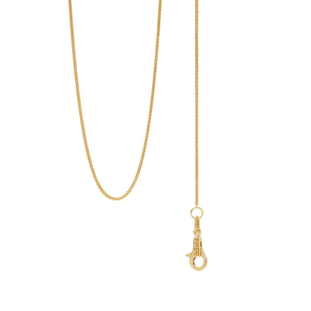 Gold necklace featuring COLLANE LE BEBE MOD. LBBC9KG with fine chain and clasp.