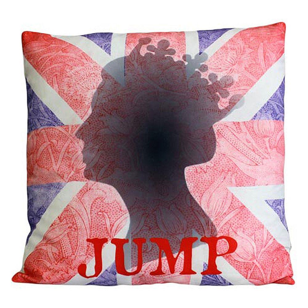 CUSCINI LETTERARI - Copricuscino in Juta lavata / Cotton pillow case JUMP - Size 40x40cm