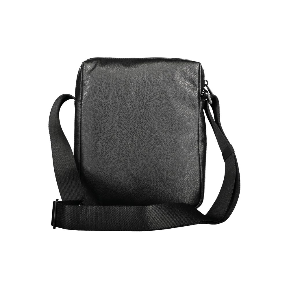 Calvin Klein Black Polyester Men Shoulder Bag with adjustable strap and sustainable design