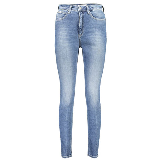 Calvin Klein Blu Cotton Women's Skinny Jean