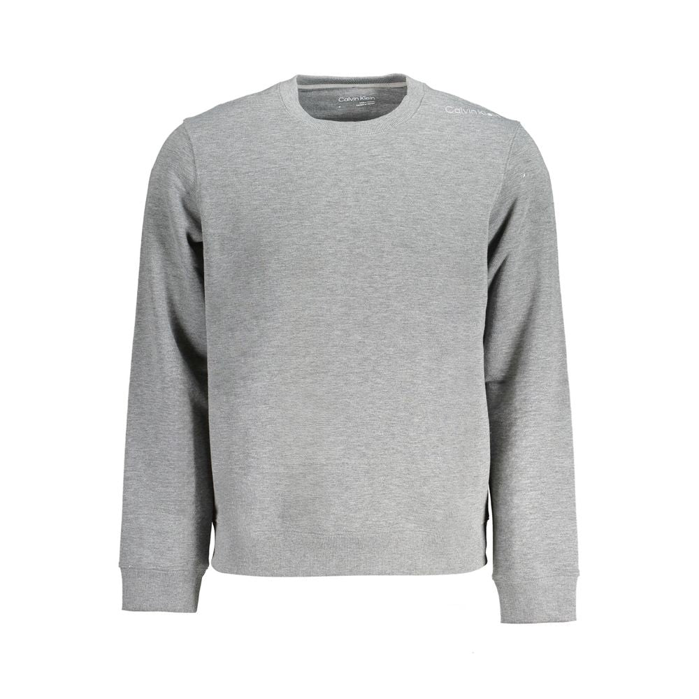Calvin Klein Grigio Polyester Men Sweatshirt 1728,67403481248,Calvin Klein,Clothing,Gray,Men,New with tags,Sweaters - Clothing,Sweatshirts - Sweaters - Clothing,XL,XXL