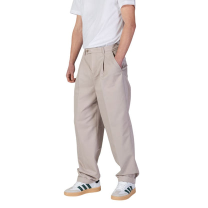 Calvin Klein Jeans Beige Recycled Polyester Casual Pants
