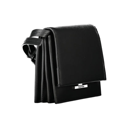 Calvin Klein Nero Poliuretano Woman Shoulder Bag