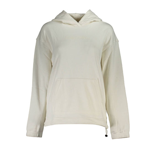 Calvin Klein White Cotton Women's Sweatshirt Calvin Klein