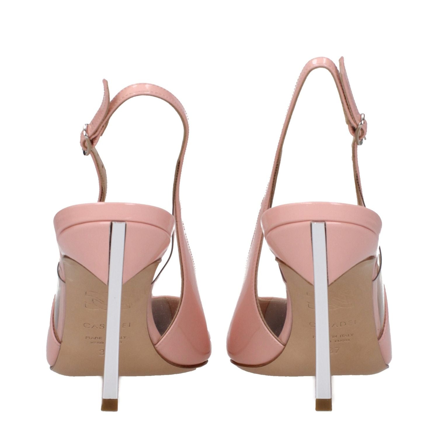 Casadei Pink Leather Pumps