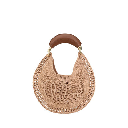 Chloé Beige Raffia Shoulder Bag 1728,72470364320,Bags,Beige,Chloé,New with tags,Shoulder Bags - Bags,Women