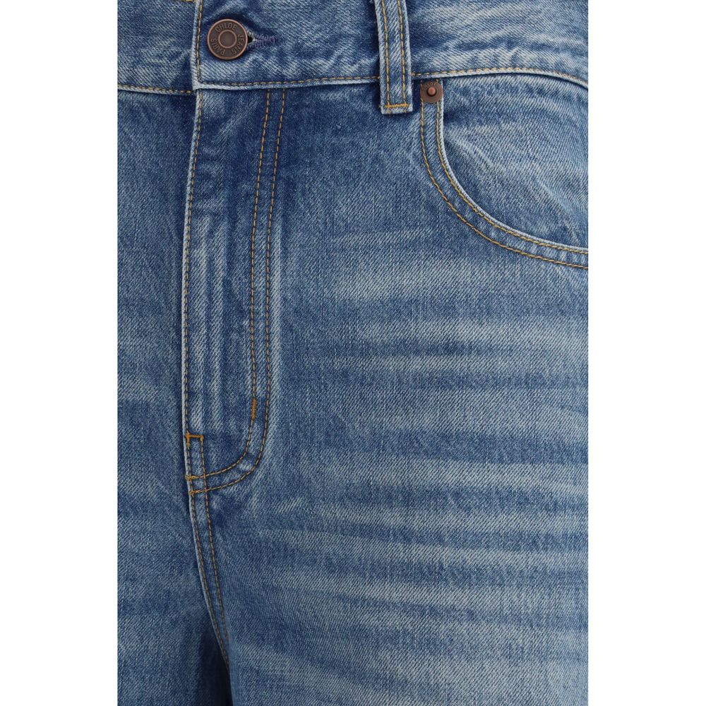 Chloé Blue Cotton Jeans Denim
