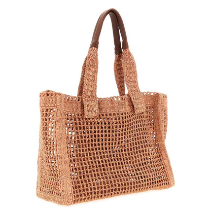 Chloé Multicolor Raffia Tote Bag