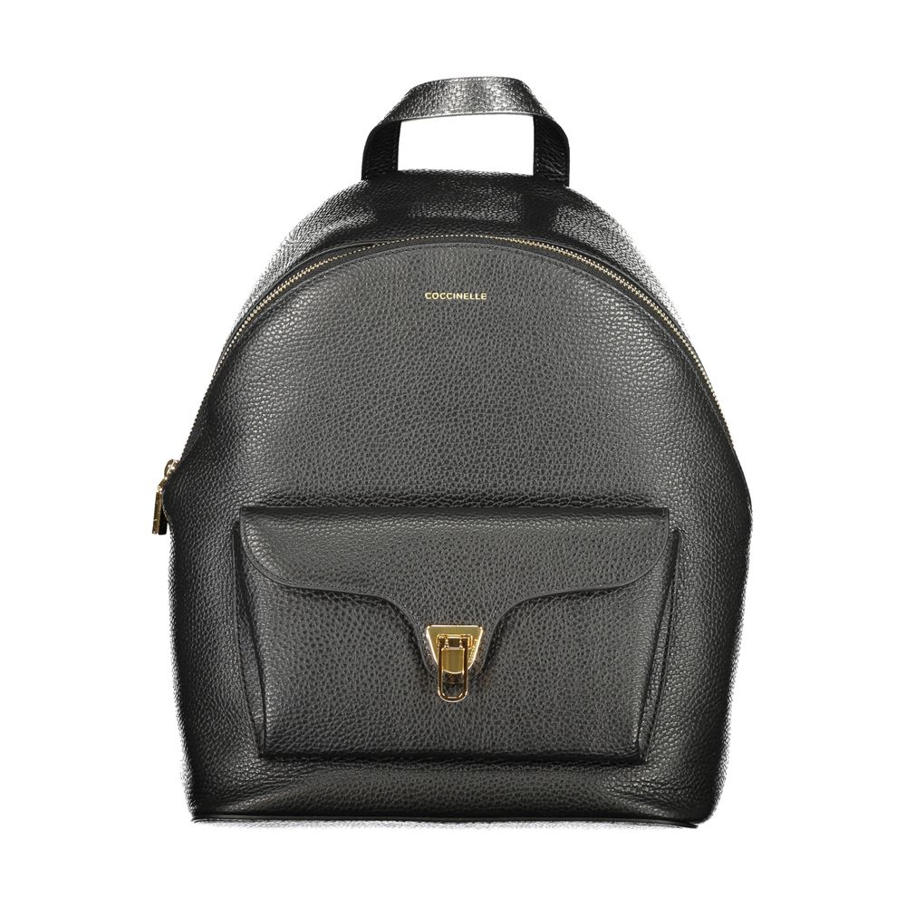 Front view with bag zipped and handles upright.