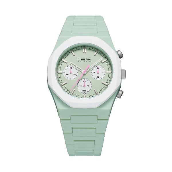 D1 MILANO Mod. POLYCHRONO GREEN BLAST