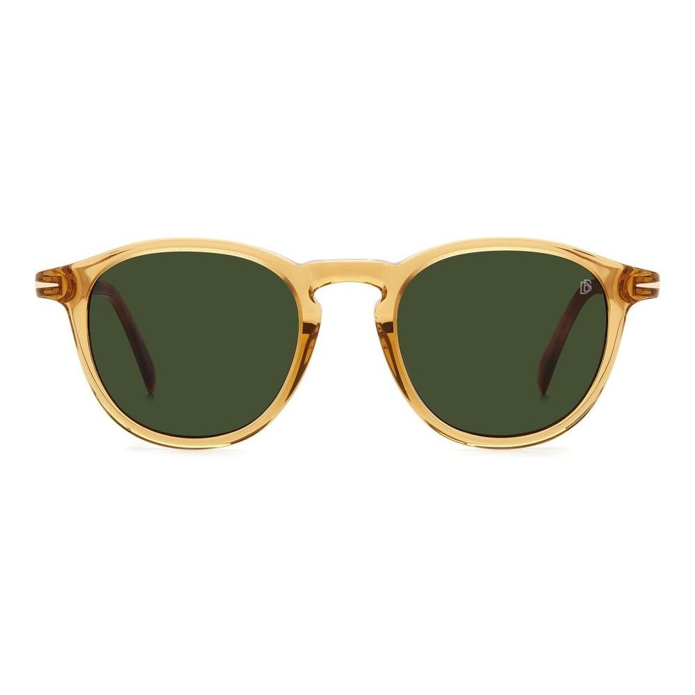 Gent's acetate sunglasses DAVID BECKHAM MOD. DB 1114_S with green lenses, elegant design.