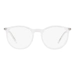 DOLCE & GABBANA MOD. DIAGONAL CUT DG 5031 eyeglasses for gentlemen in transparent frame, front view
