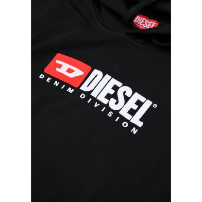 Diesel Black Cotton Hoodie