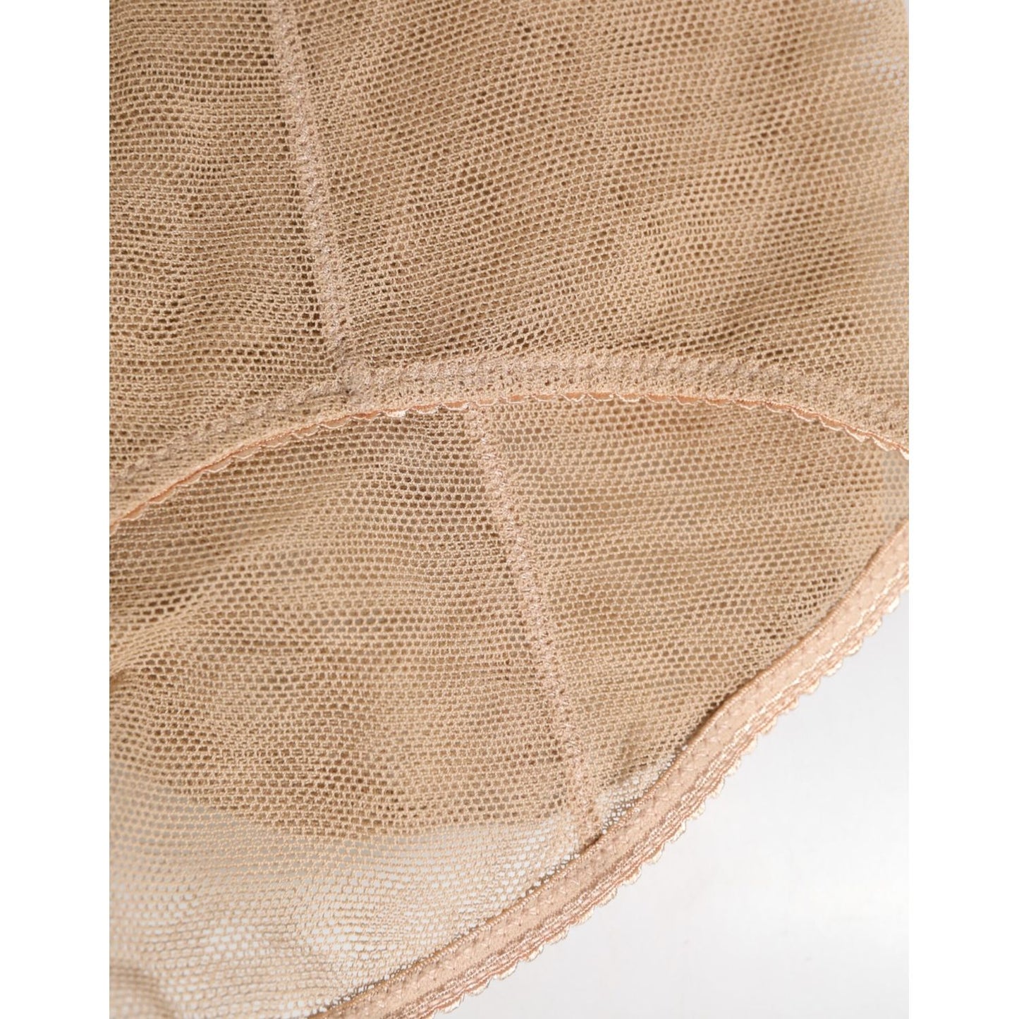 Dolce & Gabbana Beige Shaping Control Panty Underwear - close-up detail of luxurious beige fabric and craftsmanship.