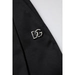 Dolce & Gabbana Black Cotton HighWaist Wide Leg Pants