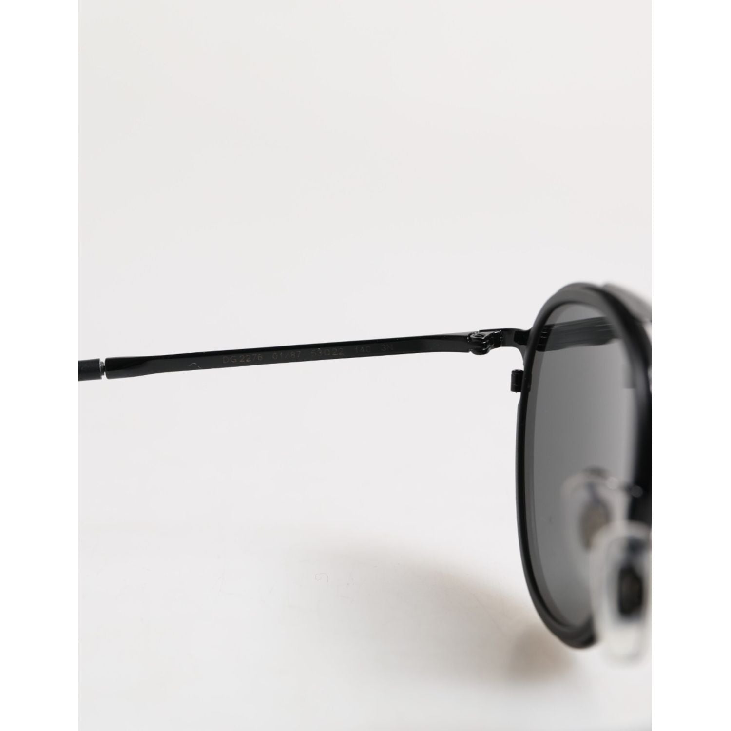 Dolce & Gabbana Black Metal Frame Round DG2276 Eyewear Shades Sunglasses