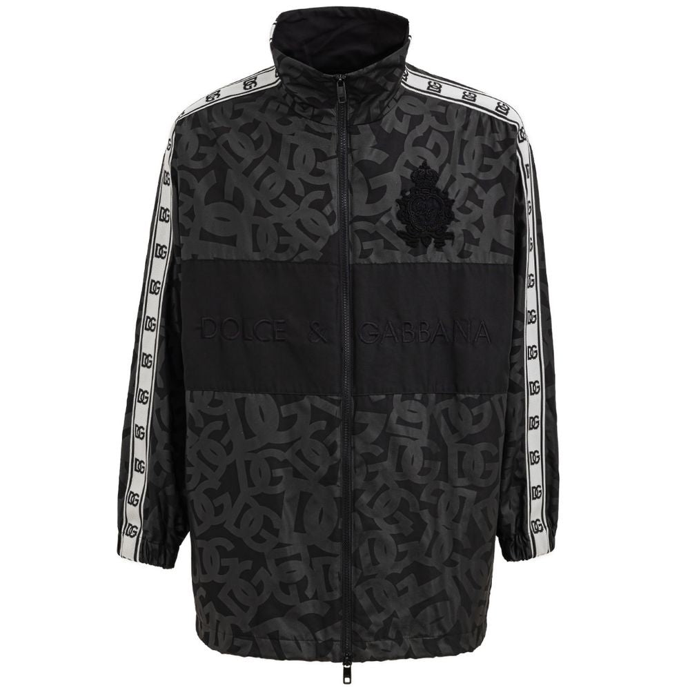 Dolce & Gabbana Black Polyester Shell Jacket 1728,67397976224,Black,Clothing,Dolce & Gabbana,Jackets & Coats - Clothing,Jackets - Men - Clothing,Men,Men - Clothing,New with tags,S,Shell Jackets - Jackets & Coats - Clothing