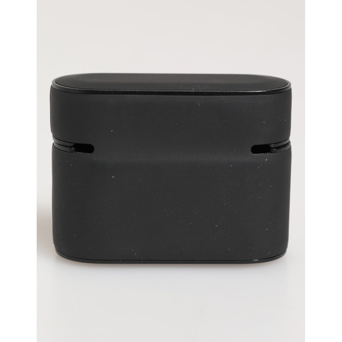 Dolce & Gabbana Black Yellow Rubber Logo Embossed Accessory Airpods Case Dolce & Gabbana