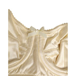 Dolce & Gabbana Cream Satin Blend Balconette Bra Underwear