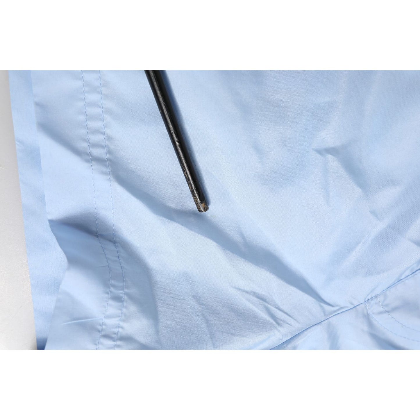 Dolce & Gabbana Light Blue Nylon DG Logo Tape Men Shorts Swimwear
