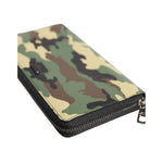 Dolce & Gabbana Multicolor Camouflage Logo Zip Around Continental Wallet, calf leather with zipper closure and logo details, made in Italy