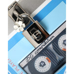 Dolce & Gabbana Multicolor Cassette Player Box DG Music Crossbody Shoulder Bag with padlock and flower charm.