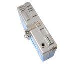 Dolce & Gabbana Multicolor Cassette Player Box DG Music Crossbody Shoulder Bag featuring silver-tone hardware and padlock closure.